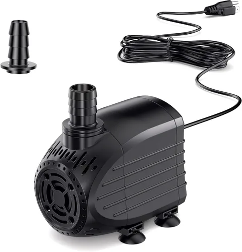 Miniatura 12 de NFESOLAR Bomba Sumergible, Bomba de Agua Sumergible Ultra Silenciosa de 400GPH con Protección contra Quemado en Seco Elevación Alta de 8 pies