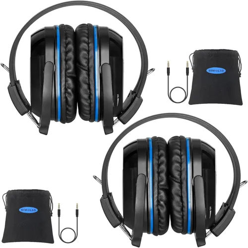 SIMOLIO Audífonos IR para sistema de DVD de automóvil, auriculares infrarrojos inalámbricos universales de 2 canales para Honda Odyssey, Pilot,