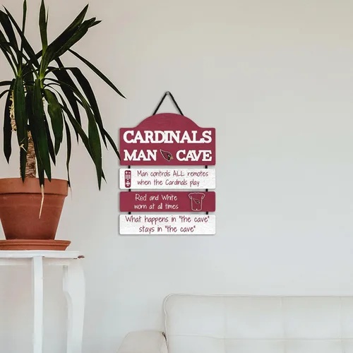 Miniatura 4 de NFL Team Logo Mancave Man Cave Hanging Wall Sign