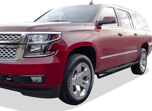 Miniatura 2 de APS Estribos de acero inoxidable con armadura lateral de 6.5 pulgadas compatibles con Suburban Yukon XL 2005-2020 (no incluye Z71 Hybrid)