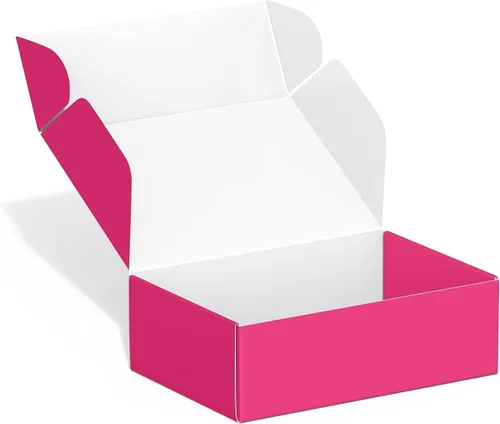 Miniatura 15 de Paquete de 50 cajas de envío pequeñas de cartón, cajas de estraza, cajas de regalo (4 x 6 x 2 pulgadas, color blanco)