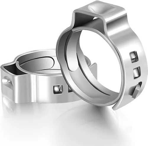 Miniatura 11 de EFIELD - Anillos de abrazadera Pex de acero inoxidable de 1 pulgada para tubos/tuberías Pex (paquete de 10) (CLAMP013)