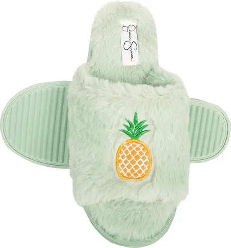 Miniatura 4 de Jessica Simpson - Pantuflas piel sintética para mujer con espuma viscoelástica
