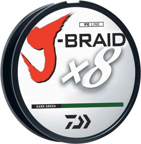 Miniatura 6 de Línea Trenzada Redonda Tejida de 8 Hilos Daiwa J-Braid 300M