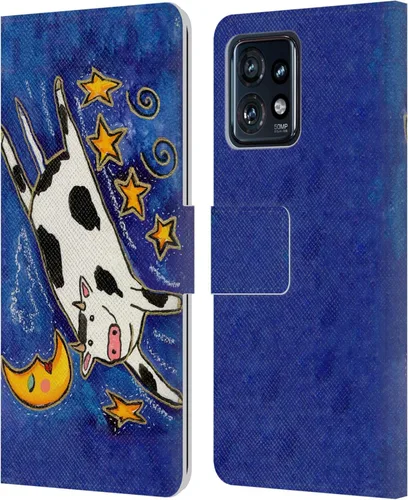 Miniatura 9 de Head Case Designs Officially Licensed Wyanne Quiet Creative Animals 2 Leather Book Wallet Case Cover Compatible with Motorola Moto Edge 40 Pro
