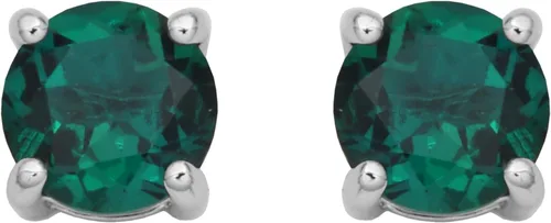 Miniatura 43 de Amazon Essentials Aretes redondos de plata de ley con piedra natal (anteriormente colección Amazon)