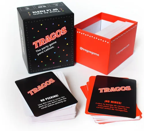 Miniatura 5 de Juego Original de Tragos para Latinos - Divertido Juego de Cartas Cultural en Spanglish - Juegos De Mesa para Adultos Original