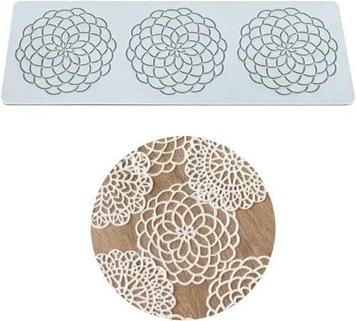 Miniatura 2 de Moldes de silicona 3D de hojas huecas para chocolate, molde de panal, abeja, caramelo, patrón de flores, molde para fondant, decoración de tartas