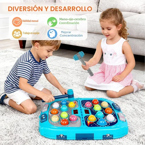 Miniatura 3 de Whack Game Mole para niños pequeños, juguetes para niños de 3 a 12 años, juguetes para niños de 3 a 8 años, regalos de cumpleaños para niños de 3