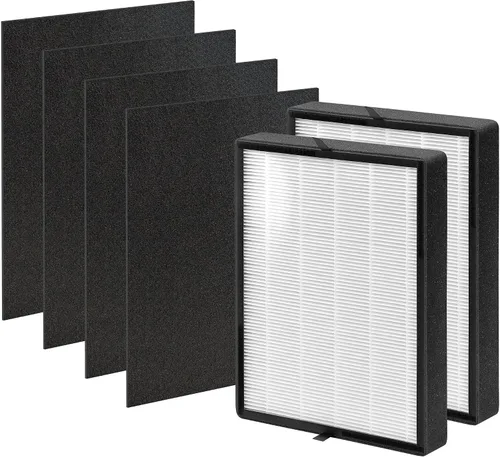 Miniatura 8 de Reemplazo de filtro 45i compatible con Alen 45i Air Pur-ifier, sistema de filtración de 3 etapas, incluye 1 HEPA H13 con carbón activado y 4