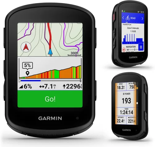 Miniatura 3 de Garmin Edge 840 Solar GPS Ciclismo Computadora, pantalla táctil, controles de botón, navegación avanzada con paquete E-Bank