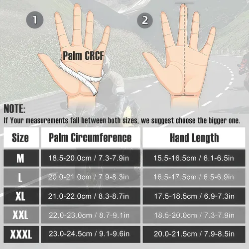 Miniatura 5 de Guantes de motocicleta para hombre y mujer con pantalla táctil Guantes Para Motocicleta Hombre para deportes de motor BMX ATV MTB Motocross Guantes