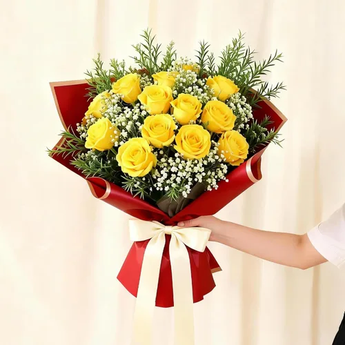 Miniatura 5 de NESCCI Papel de regalo de flores de 20 hojas, papel de regalo de ramo floral impermeable, suministros de floristería, papel de embalaje para boda