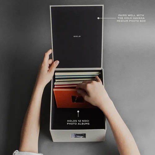 Miniatura 4 de Álbum de fotos pequeño Kolo Noci de 4x6, con capacidad para 24 fotos, ideal para bodas y libros de bebé, dorado