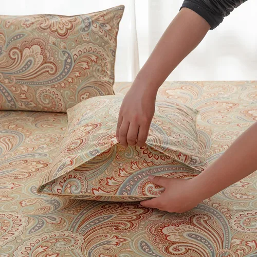 Miniatura 3 de Brandream - Juego de sábanas florales de chinería estilo rústico, diseño de flores, cama Queen, ropa de cama de lujo Grandmillennial, decoración