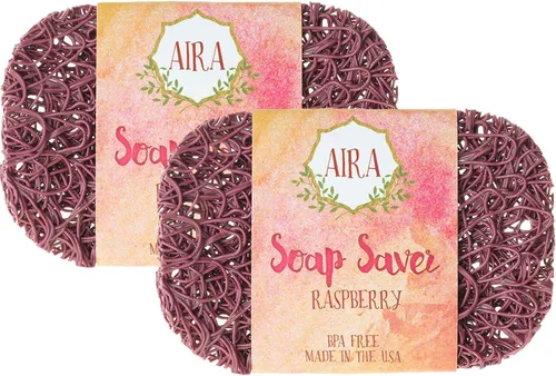 Miniatura 29 de Aira Jabonera - Plato para Jabón y Accesorio de Soporte de Jabón - Portajabones sin BPA para Ducha y Baño - Fabricado en EE. UU. - Drena el Agua