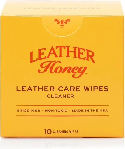 Miniatura 9 de Toallitas Acondicionadoras Leather Honey: Restaura el Cuero Sobre la Marcha. Protege y Acondiciona Cualquier Color de Sofás de Cuero, Asientos