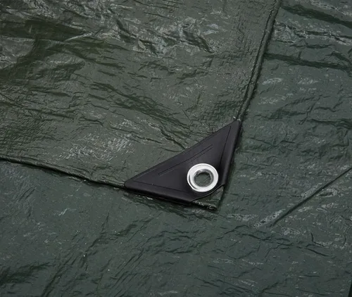 Miniatura 4 de Amazon Basics Lona impermeable para camping, 8 pies x 10 pies, verde oscuro