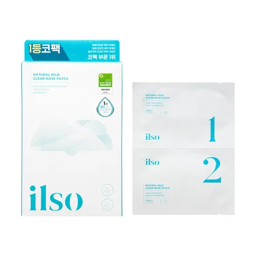Miniatura 8 de ilso Natural MILD - Parche transparente para nariz, removedor de puntos negros para nariz, poros y espinillas, cuidado de la piel facial, aprobado