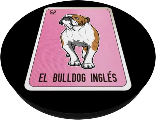 Miniatura 2 de El Bulldog Ingles Mexican Slang Chicano Bingo Cards PopSockets Swappable PopGrip