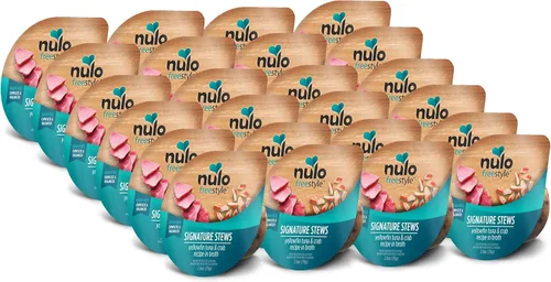 Nulo Freestyle Comida Húmeda para Gatos y Gatitos Estofado Signature, Complemento Alimenticio Premium Totalmente Natural Sin Cereales para Gatos Sin