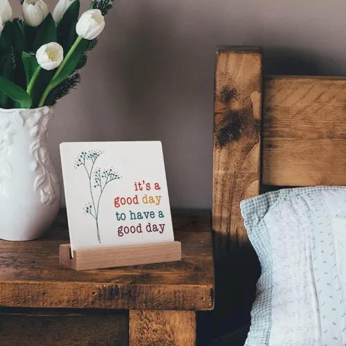 Miniatura 3 de Decoración positiva para oficina en casa, regalos motivacionales para mujeres, letrero «It's a Good Day» arte decorativo inspiracional