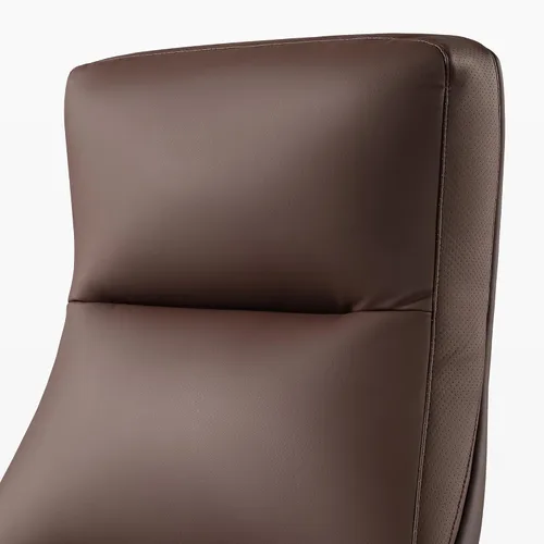 Miniatura 3 de EUREKA ERGONOMIC Royal II - Silla de oficina ejecutiva con respaldo alto, grande y alta con asiento extra ancho, silla de escritorio de cuero