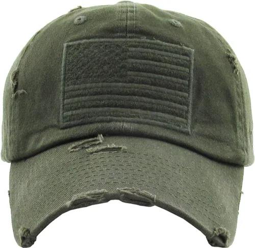 Miniatura 137 de KBETHOS Tactical Operator Collection USA Fishing Mesh Ballcap Flag Patch America Outdoors Trucker Baseball Cap