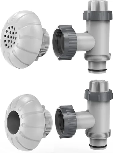 SUMMERBUDDY Piezas de piscina sobre el suelo, pieza de repuesto de bomba de piscina para Intex/Bestway/Coleman con válvula de émbolo, colador de