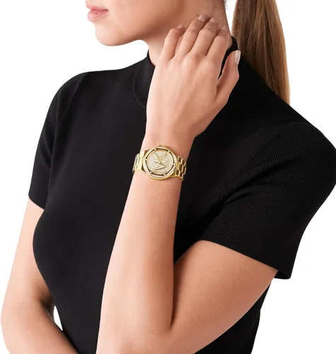 Miniatura 4 de Reloj Michael Kors Lennox para mujer, reloj de acero inoxidable para mujer con correa de acero o silicona
