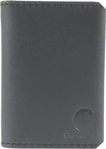 Miniatura 11 de Carhartt Carteras de cuero Craftsman para hombre, disponibles en varios estilos y colores, color negro (cuaderno)