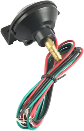 Miniatura 2 de ESUPPORT - Kit de medidor universal de 2 pulgadas (52mm) digital para turbo/boost del motor con luz LED azul