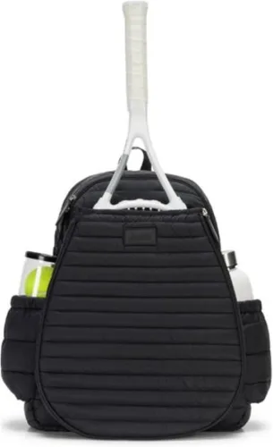 Ame & Lulu Game On - Mochila de tenis, contiene correas acolchadas y ajustables, dos bolsillos exteriores para botellas de agua