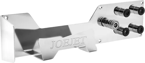 JOEJET Soporte para pistola de lavado a presión, soporte de cañón de espuma de acero inoxidable, organizador de almacenamiento de montaje en pared