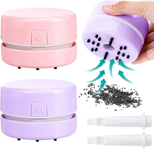 Miniatura 8 de Honoson 2 piezas de herramienta de pintura de diamante con taladro, recogedor más rápido para diamantes derramados, accesorios de pintura 5d, Rosa