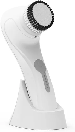 Cepillo de limpieza facial, cepillo facial recargable de velocidad manual de 4 velocidades, cepillo facial impermeable, cepillo eléctrico de