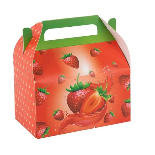 Miniatura 13 de Hammont Cajas de papel (10 unidades) - Cajas de galletas para regalos de fiesta, bonitos diseños, perfectas para fiestas y celebraciones, 6.25 x