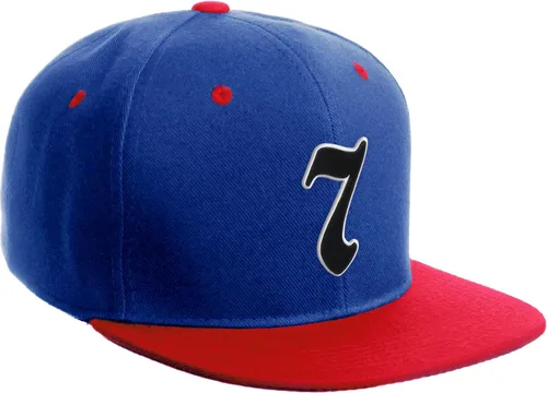 Miniatura 423 de Daxton Gorra clásica con visera de billete plano con letras del alfabeto inglés antiguo de la A a la Z