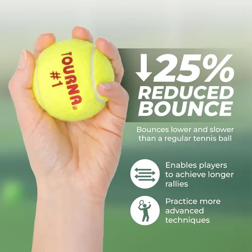 Miniatura 4 de Tourna Green Dot Low Compression Tennis Balls
