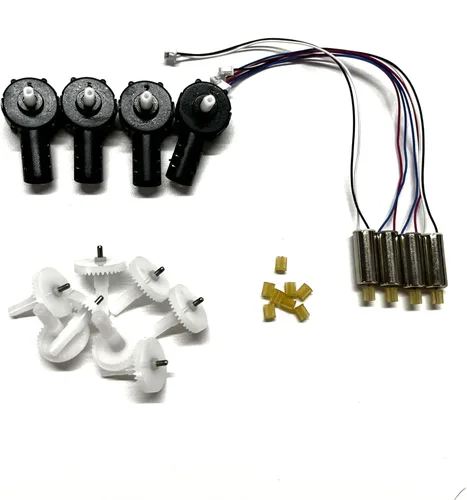 Miniatura 3 de Fit for E88 S89 P5-Pro Rc Drone Accessories Engines Shell Motor Case Gears Spare Parts Kit(White)