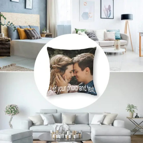 Miniatura 5 de Almohadas personalizadas con imagen, almohada personalizada con foto, regalos personalizados para cumpleaños, Navidad, Halloween, Día del Padre, Día