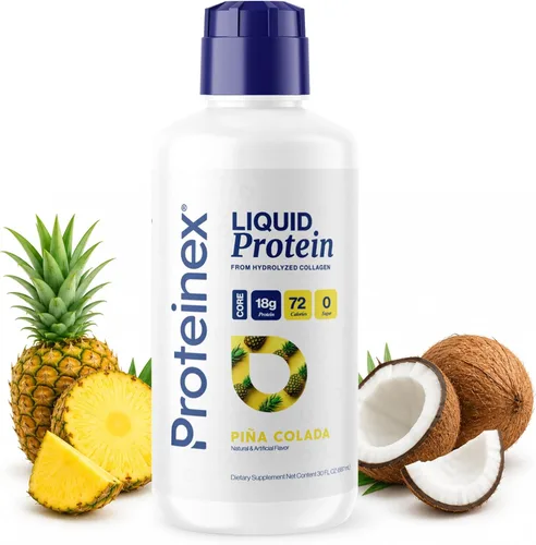 Miniatura 7 de Proteinex Core Liquid Collagen Peptidos, 0.71 oz de proteína por porción, recomendado por médicos, apoya la recuperación y la curación de heridas
