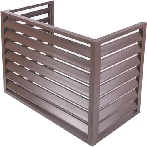 Miniatura 10 de Cubierta de aire acondicionado para ventana al aire libre, de aluminio, resistente a la intemperie, cubierta de protección central de aire