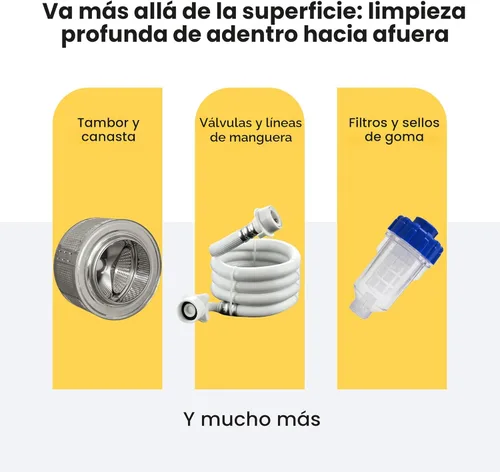 Miniatura 5 de Tabletas limpiadoras para lavadora Ultra - Fórmula 40% más fuerte: diseñadas para dueños de mascotas, elimina residuos, suciedad y olores