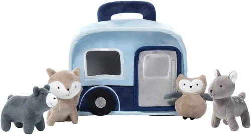 Miniatura 3 de Lambs & Ivy Peluche azul interactivo para caravana/RV con juguetes de animales de peluche