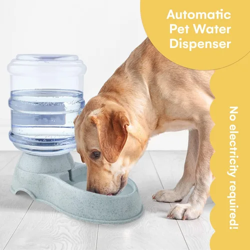 Miniatura 2 de NOA Dispensador automático de agua para mascotas Alimentador por gravedad para gatos y perros, estación dispensadora de riego, estación de agua