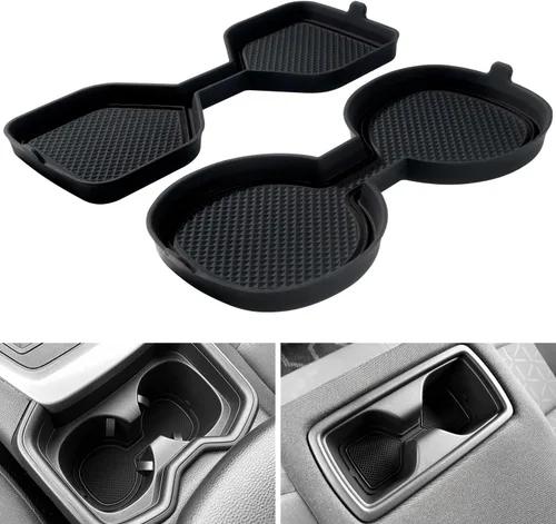 3D Insertos para Portavasos para Toyota RAV4 Accesorios 2025 2024 2023 2022 2021 2020 2019 Alfombrillas para Vasos de Silicona Almohadillas para