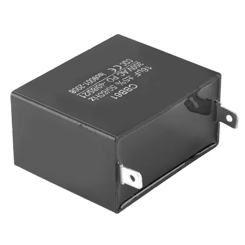 Miniatura 4 de Cbb61 15Uf 5% 300Vac 50 60Hz Condensador de motor de plástico negro Cbb61 Motor Corriendo Condensador de arranque Cqc 350V AC 16Uf 50 60Hz