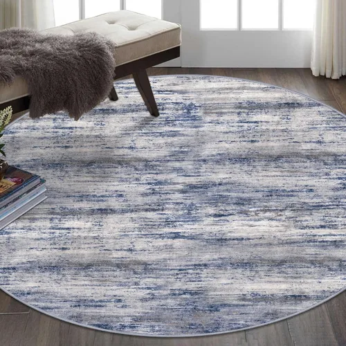 Miniatura 108 de KOZYFLY – Alfombra de pasillo moderna y lavable de diseño abstracto verde, 2 x 5 pies, antideslizante, suave y de pelo corto, ideal para cocina