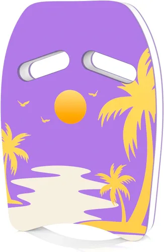 Miniatura 19 de HeySplash Tabla de natación para niños, tabla de natación con bonito patrón de ayuda de entrenamiento de natación para niños, equipos de ejercicio